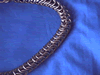 Close up of round chain