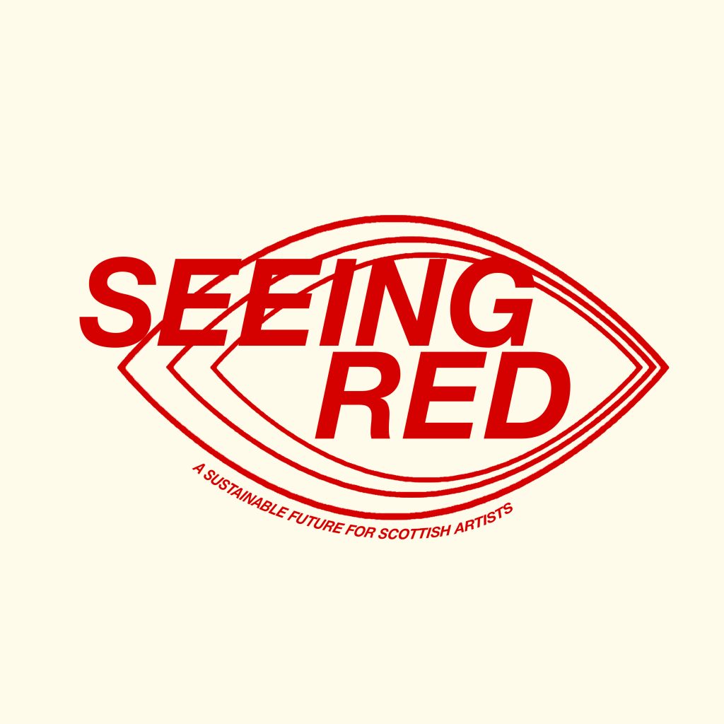 Seeing Red Logo - Scottish Artists Union campaign for fair pay
