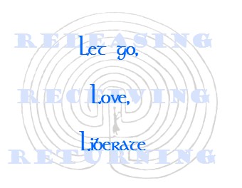 Side one of the LArgs Labyrinth card